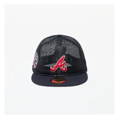 Cap New Era Atlanta Braves MLB Mesh Patch 59FIFTY Fitted Cap Navy