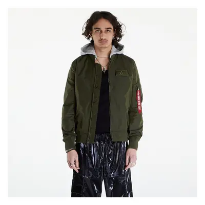 Jacke Alpha Industries MA-1 TT Hood Dark Green