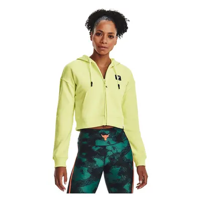 Sweatshirt Under Armour Project Rck Hw Terry Fz Green