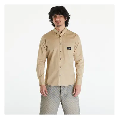 Hemd Calvin Klein Jeans Regular Shirt Beige