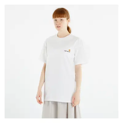 T-shirt Carhartt WIP American Script Short Sleeve T-Shirt UNISEX White M