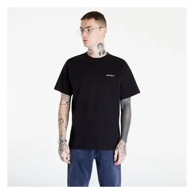 T-shirt Carhartt WIP S/S Script Embroidery T-Shirt Black