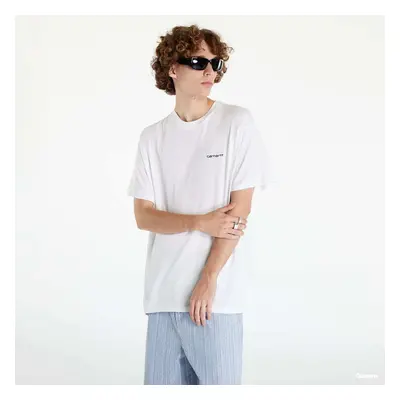 T-shirt Carhartt WIP S/S Script Embroidery T-Shirt White