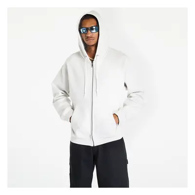 Sweatshirt Nike Solo Swoosh Full-Zip Hoodie Birch Heather/ White