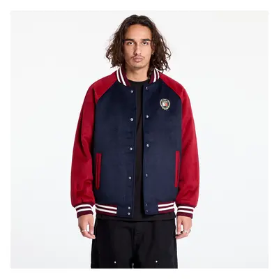 Bomber Tommy Jeans Wool Blend Crest Bomber Dark Night Navy/ Regatta Red
