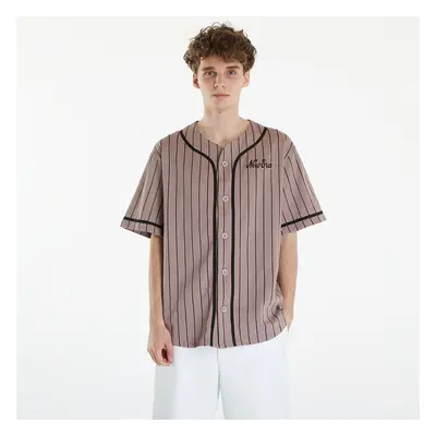 T-shirt New Era Pinstripe Jersey Ash Brown/ Black