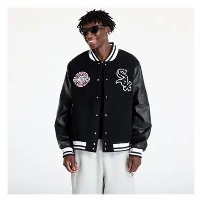 Jacke New Era Chicago White Sox MLB Patch Varsity Jacket UNISEX Black/ Black