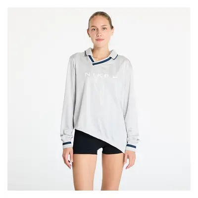 T-shirt Nike Sportswear Collection Women's Dri-FIT Jacquard Long-Sleeve Jersey Top Lt Iron Ore/ 