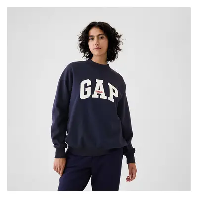 Sweatshirt GAP Mockneck Pullover Navy Uniform