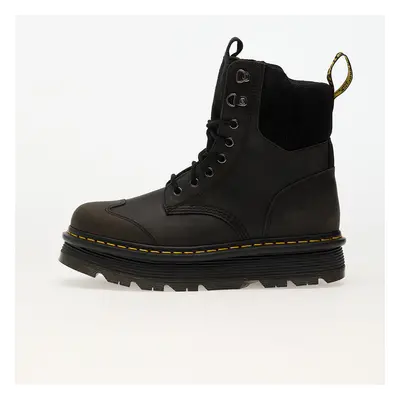 Sneakers Dr. Martens Zebzag Tie Black E.H. Suede & Charcoal Grey Burnished Waxy Pull Up EUR