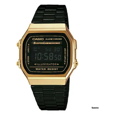 Armbanduhr Casio A 168WEGB-1BEF Gold/ Black
