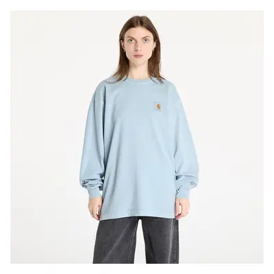 T-shirt Carhartt WIP L/S Vista T-Shirt UNISEX Dusty Ice Garment Dyed