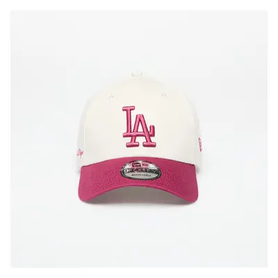 Cap New Era Los Angeles Dodgers 9FORTY Side Script Adjustable Cap Ivory/ Chj