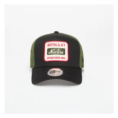 Cap New Era 9FORTY A-Frame Trucker Patch Black/ New Olive