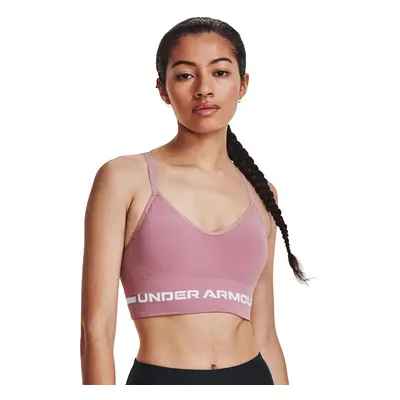 BH Under Armour Seamless Low Long Bra Pink Elixir