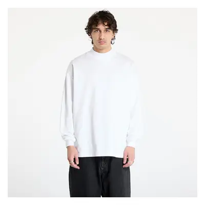 T-shirt Carhartt WIP Long Sleeve Script Mockneck T-Shirt UNISEX White