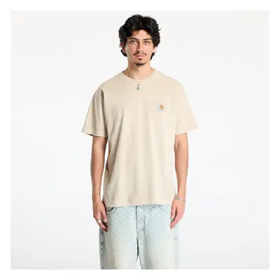 T-shirt Carhartt WIP Short Sleeve Nelson T-Shirt UNISEX Fleur De Sel Garment Dyed