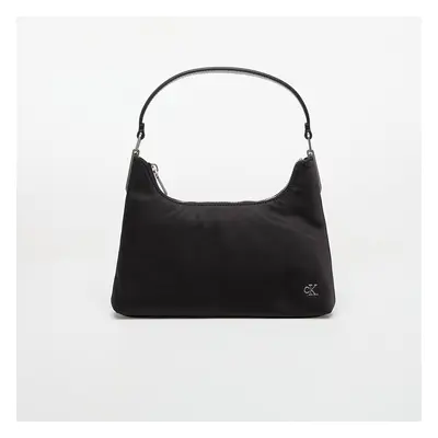 Tasche Calvin Klein Jeans Satin Nylon Small Shoulder Bag Black