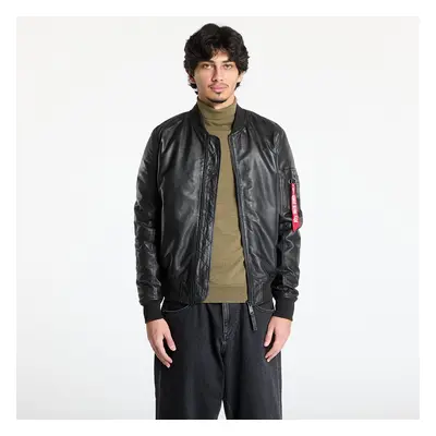 Jacke Alpha Industries Inc. MA-1 Leather Black