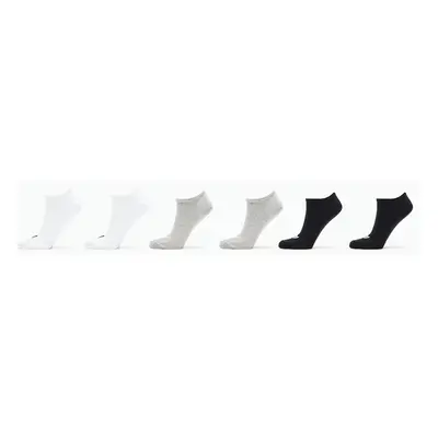 adidas Liner Socks 6-Pack White/ Medium Grey Heather/ Black