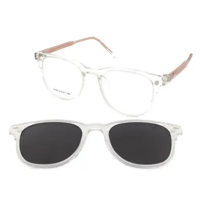 Crullé Pin C5 Clip-on | Brille mit Sonnenclip | Virtuelle Anprobe | Unisex | Kunststoff