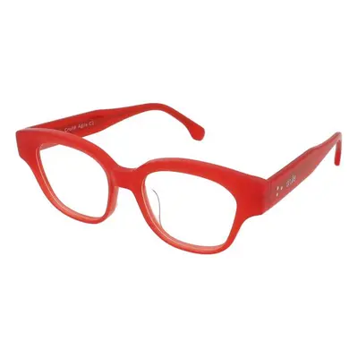 Crullé Agile C2 | Brille mit Sehstärke | Virtuelle Anprobe | Kunststoff | Oval / Ellipse | Rot