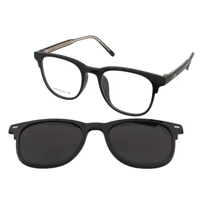 Crullé Pin C1 Clip-on | Brille mit Sonnenclip | Virtuelle Anprobe | Unisex | Kunststoff | Quadra