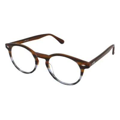 Crullé Favor C295 | Brille mit Sehstärke | Virtuelle Anprobe | Unisex | Kunststoff | Rund | Blau