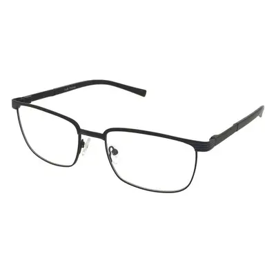 Crullé Thriving C560 | Brille mit Sehstärke | Virtuelle Anprobe | Metall | Quadratisch | Schwarz