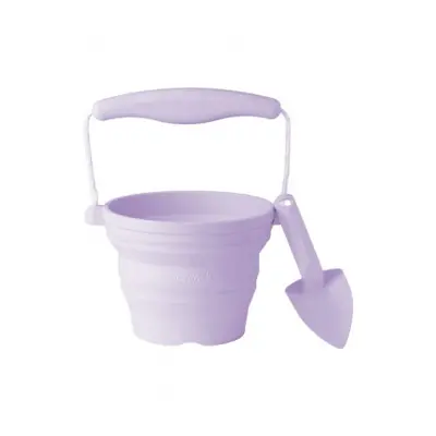 Scrunch Set Silikon-Eimer und -Schaufel-Set, Light Purple