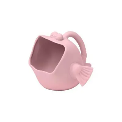 Scrunch Silikoneimer und -kanne 2in1 in Form eines Fisches, Dusty Rose