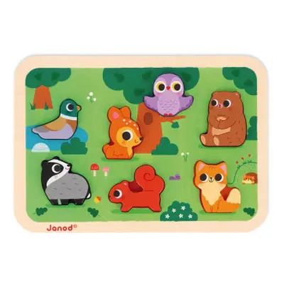 Chunky Puzzle 3D - Waldtiere