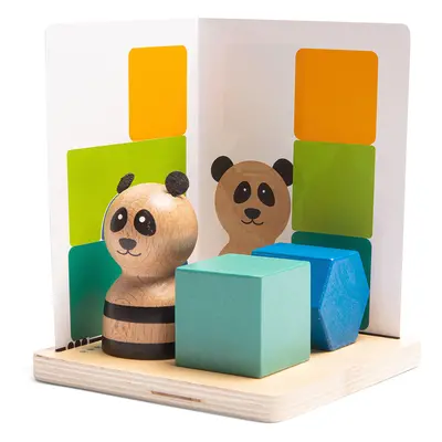 Logisches Puzzle - Panda