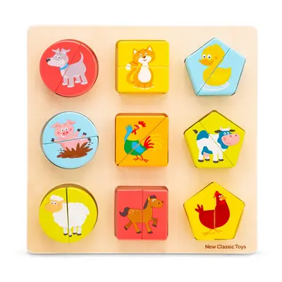 Holzpuzzle - Tiere