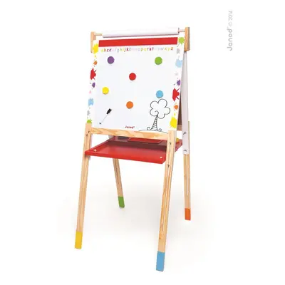 Magnet- und Kreidetafel Splash (Stehtafel beidseitig, höhenverstellbar)