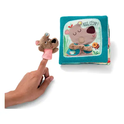 Lilliputiens - Aktivitätenbuch - César mit einer Fingerpuppe