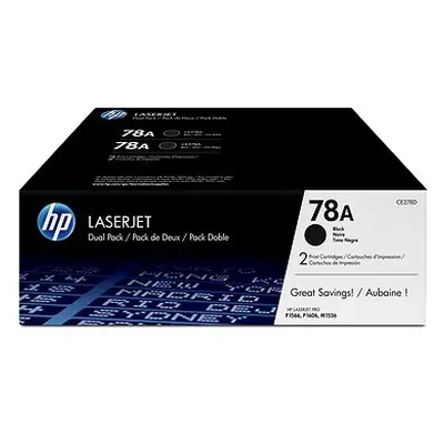 HP CE278AD no. 78A Dual Pack Schwarz