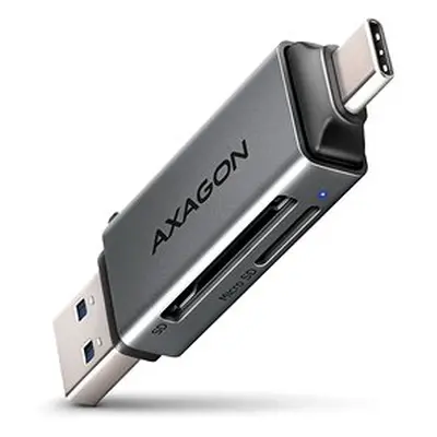 AXAGON CRE-DAC MINI Kartenleser SD / microSD, UHS-I, SUPERSPEED USB-A + USB-C