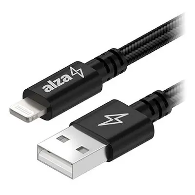 AlzaPower AluCore USB-A to Lightning MFi (C189) 3m - schwarz