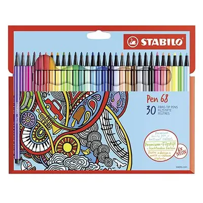 STABILO Pen Filzstifte im Karton - Farben