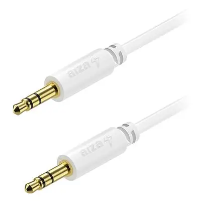 AlzaPower Core Audio 3.5mm Jack (M) to 3.5mm Jack (M) 1m weiß