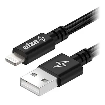 AlzaPower AluCore USB-A to Lightning MFi (C189) 2m - schwarz