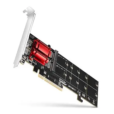 AXAGON PCEM2-ND, 2x internal M.2 NVMe slot, PCIe controller, RAID