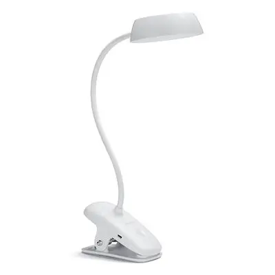 Philips Tischlampe Donutclip weiß