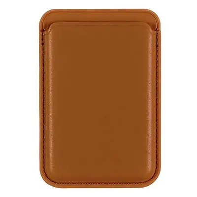 AlzaGuard PU Leather Card Wallet Compatible with Magsafe - braun