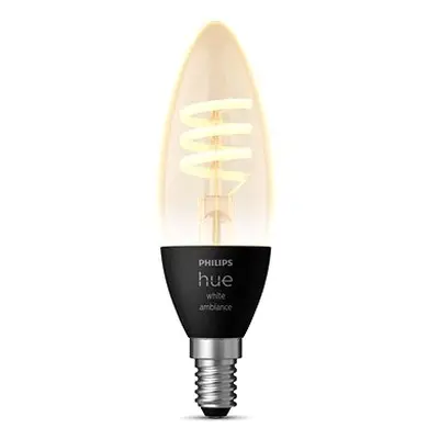 Philips Hue White Ambiance 4.6W Filament Kerze E14