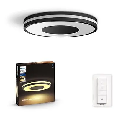 Philips Hue White Ambiance Being Hue Ceiling Lamp Black x Watt Volt