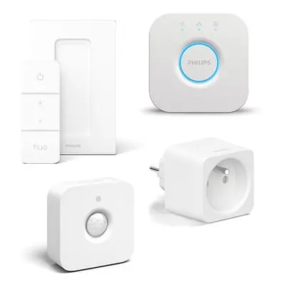 Philips Hue Dimmer Switch EU/UK v2 + Philips Hue Motion Sensor EU + Philips Hue 1x Smart plug BE