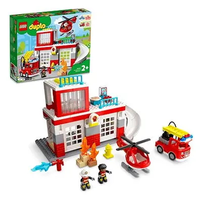 LEGO® DUPLO® Feuerwehrwache mit Hubschrauber