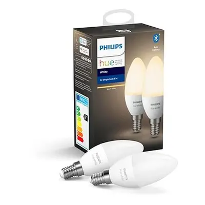 Philips Hue White 5,5W E14 Set 2tlg